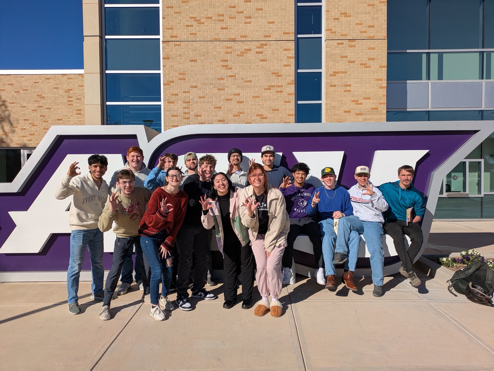 Group photo at ACU outreach