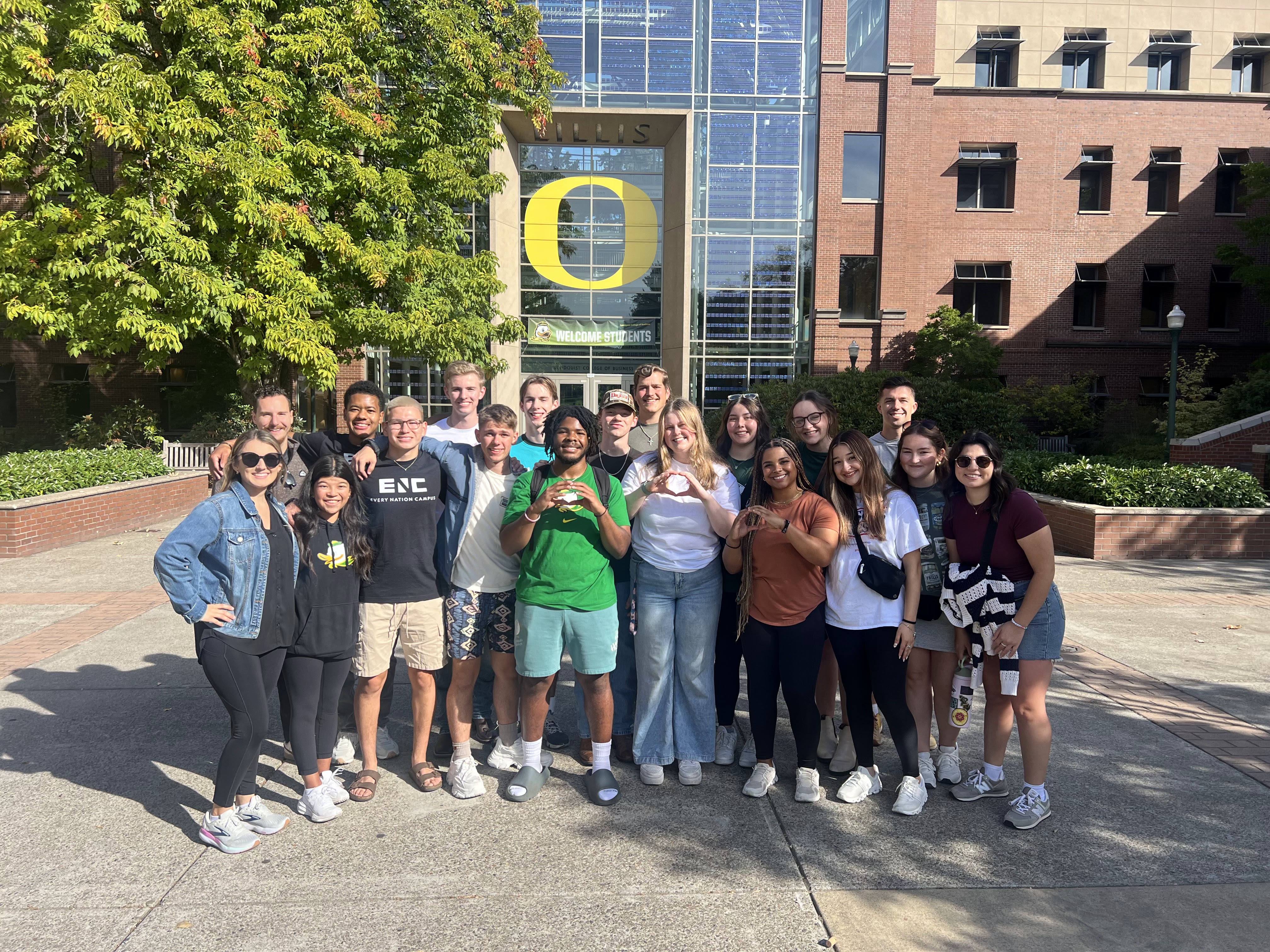 The Oregon mission team